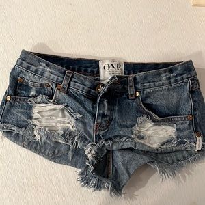 One Teaspoon’s Trash Whores Shorts